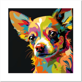 Colorful Chihuahua Art Posters and Art